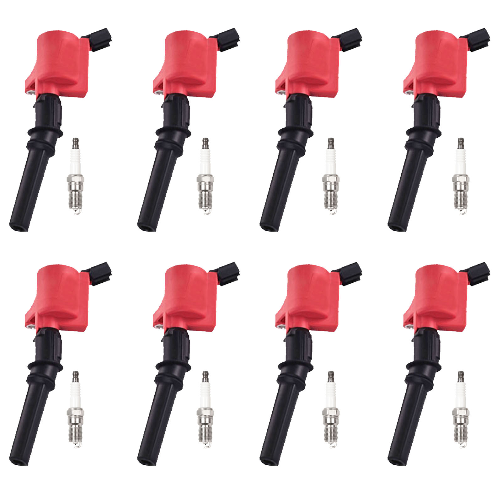 ACEON Set of 8 Performance Ignition coil + Spark Plug For 98-08 Ford F-150 E-150 Expedition