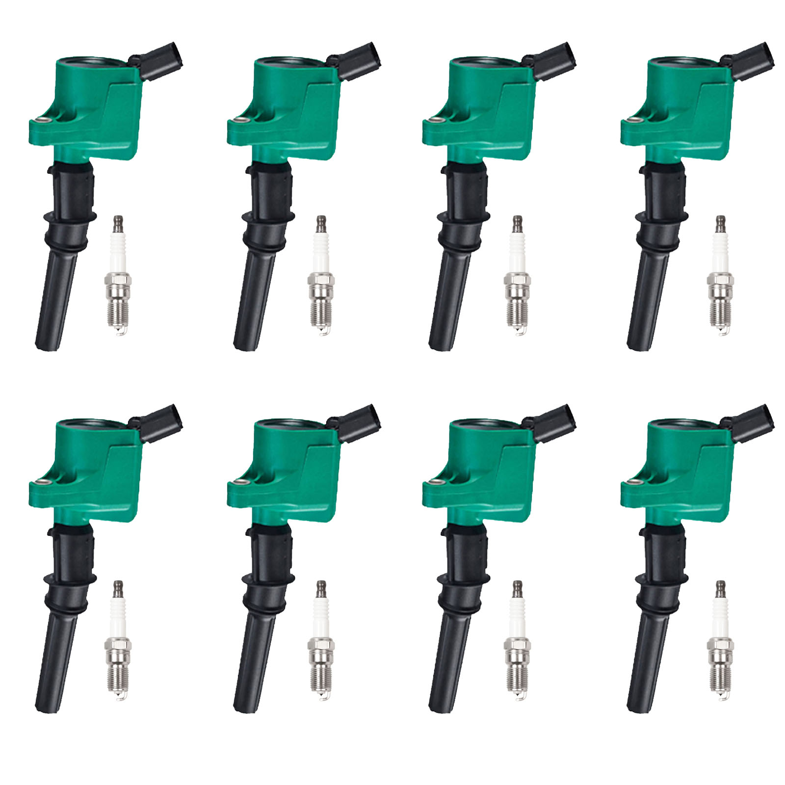 ACEON Set of 8 Performance Ignition coil + Spark Plug For 98-08 Ford F-150 E-150 Expedition