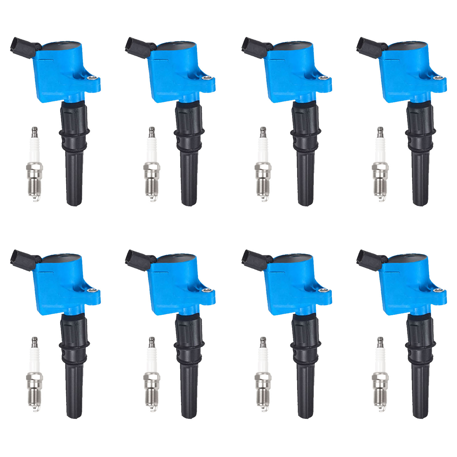 ACEON Set of 8 Performance Ignition coil + Spark Plug For 98-08 Ford F-150 E-150 Expedition