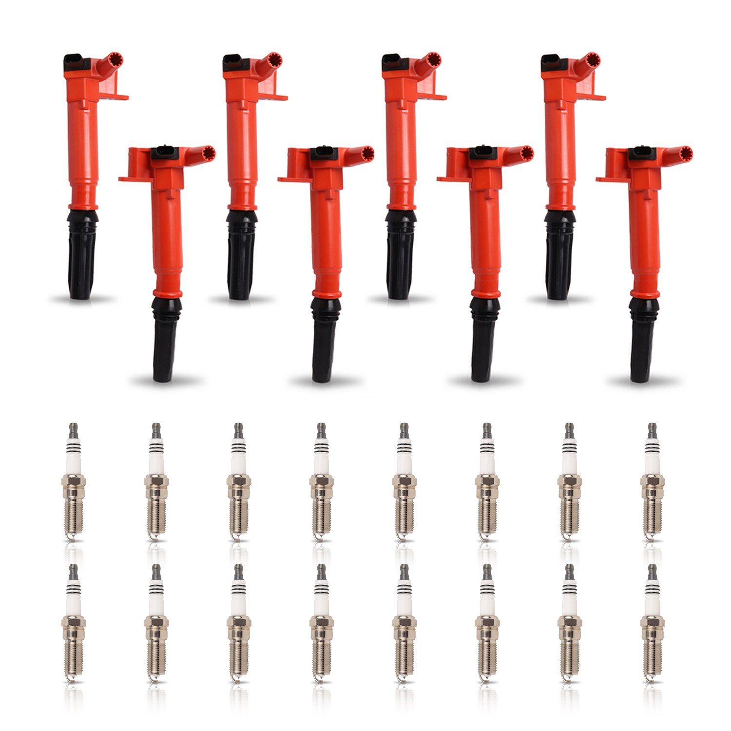 ACEON Set of 8 Ignition coil+Spark plug For Ford 2018-2020 F-250 Super Duty F-250 Super Duty V8