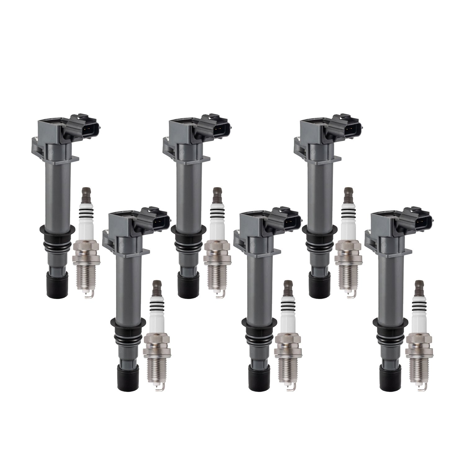 ACEON Set of 6 Ignition coil + Spark Plug For Dodge Ram Dakota Durango 4.7L V8