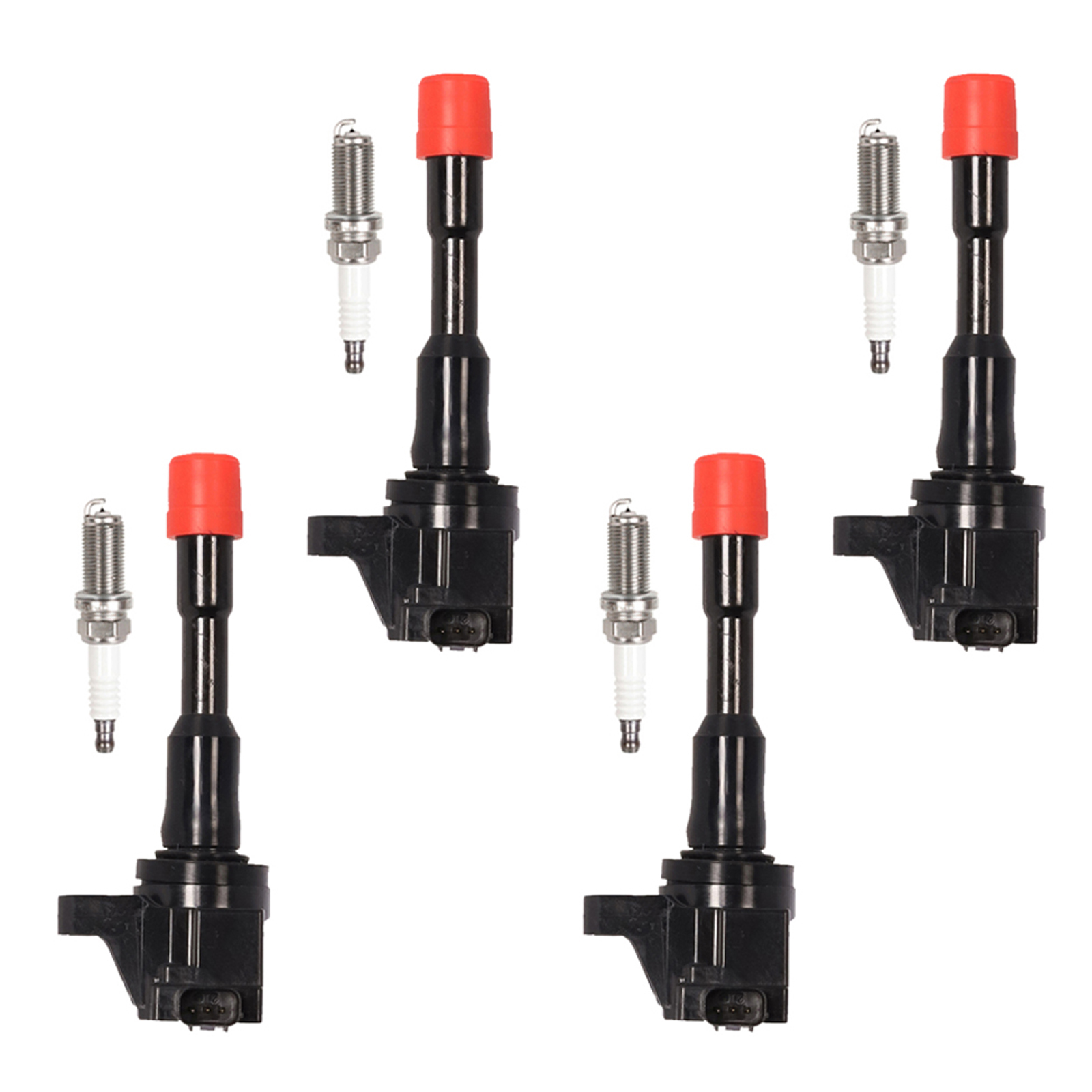 ACEON Set of 4 Ignition coil + Spark Plug For Honda Insight 1.3L L4