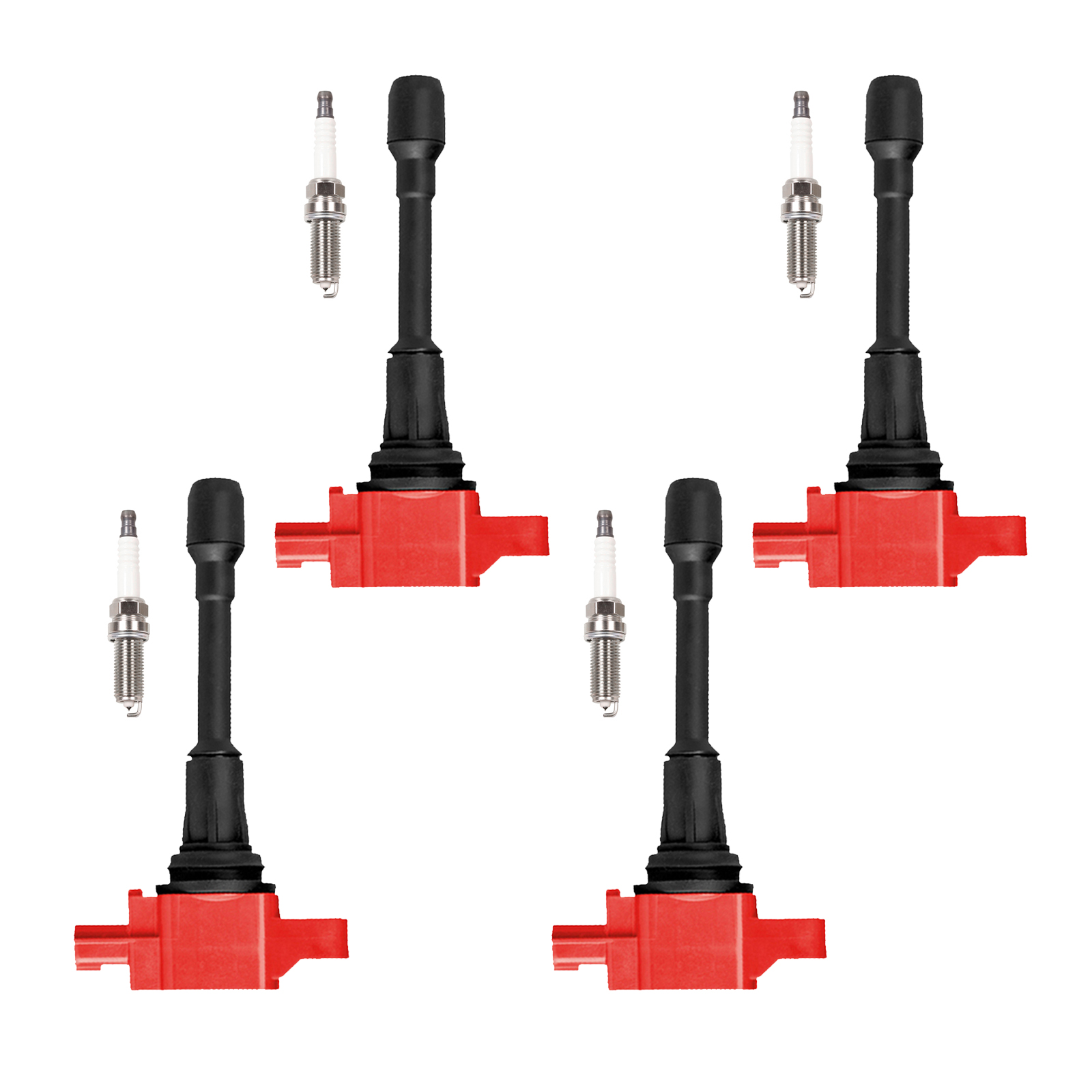 ACEON Set of 4 Performance Ignition coil + Spark Plug For 2014-2018 Nissan Frontier