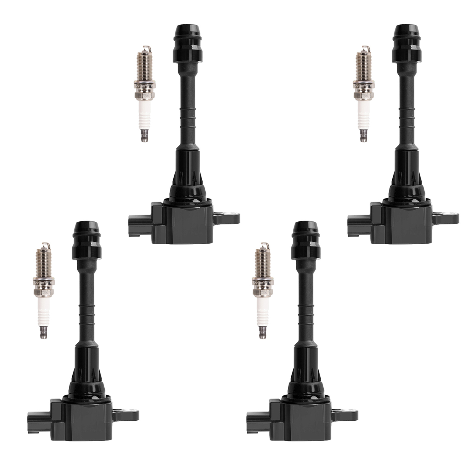 ACEON Set of 4 Ignition coil + Spark Plug For NISSAN SENTRA 1.8L