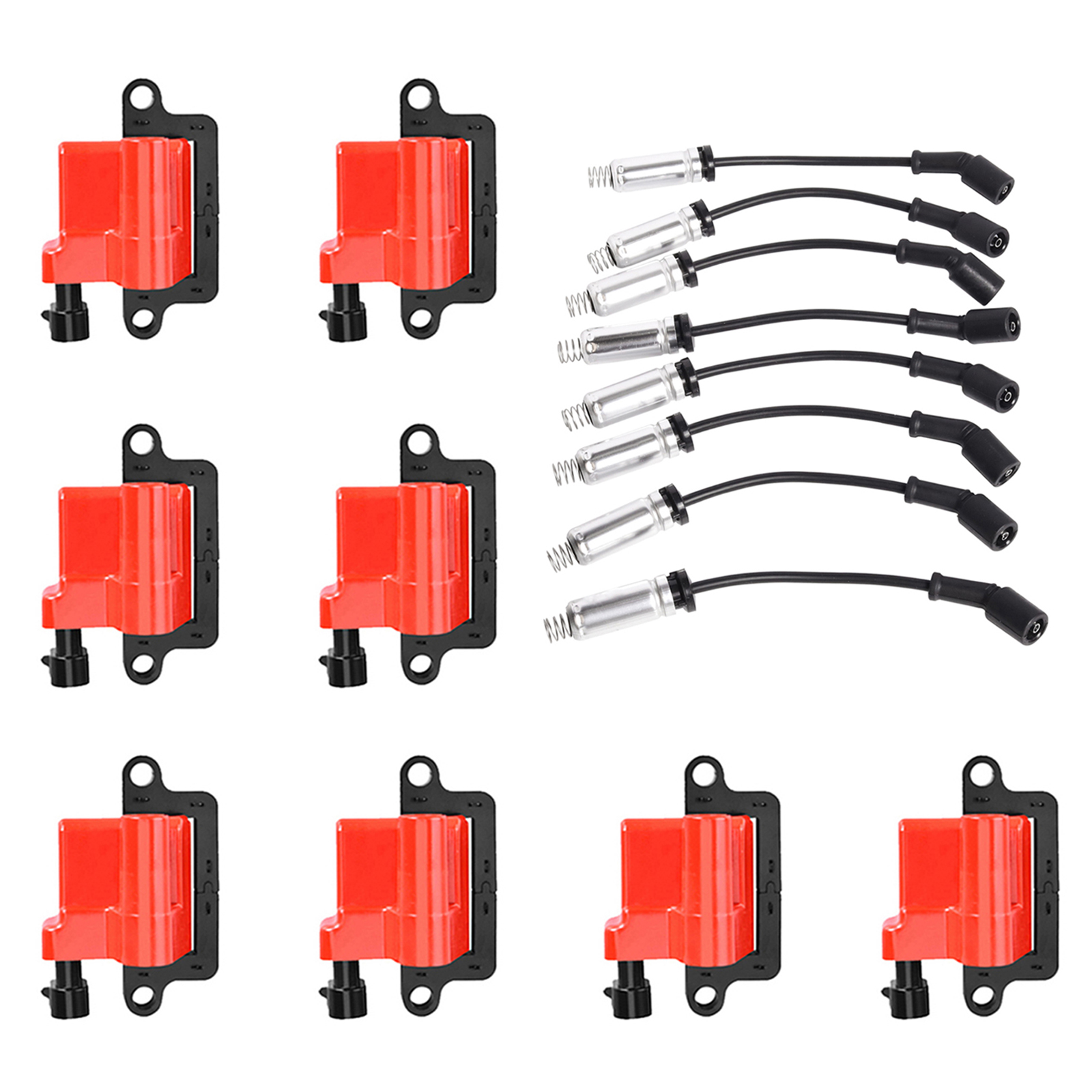ACEON Set of 8 Performance Ignition coil + Wire Set For Chevrolet Tahoe GMC Yukon