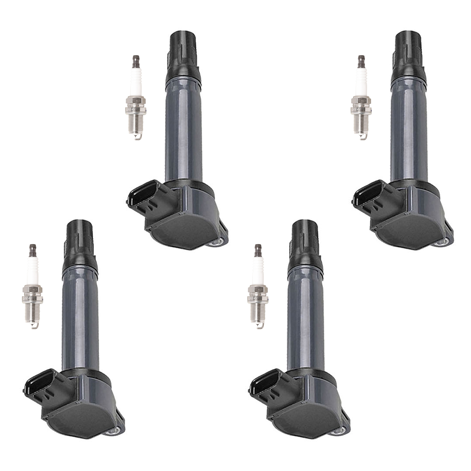 ACEON Set of 4 Ignition coil + Spark Plug For 2011-2017 Mitsubishi Lancer