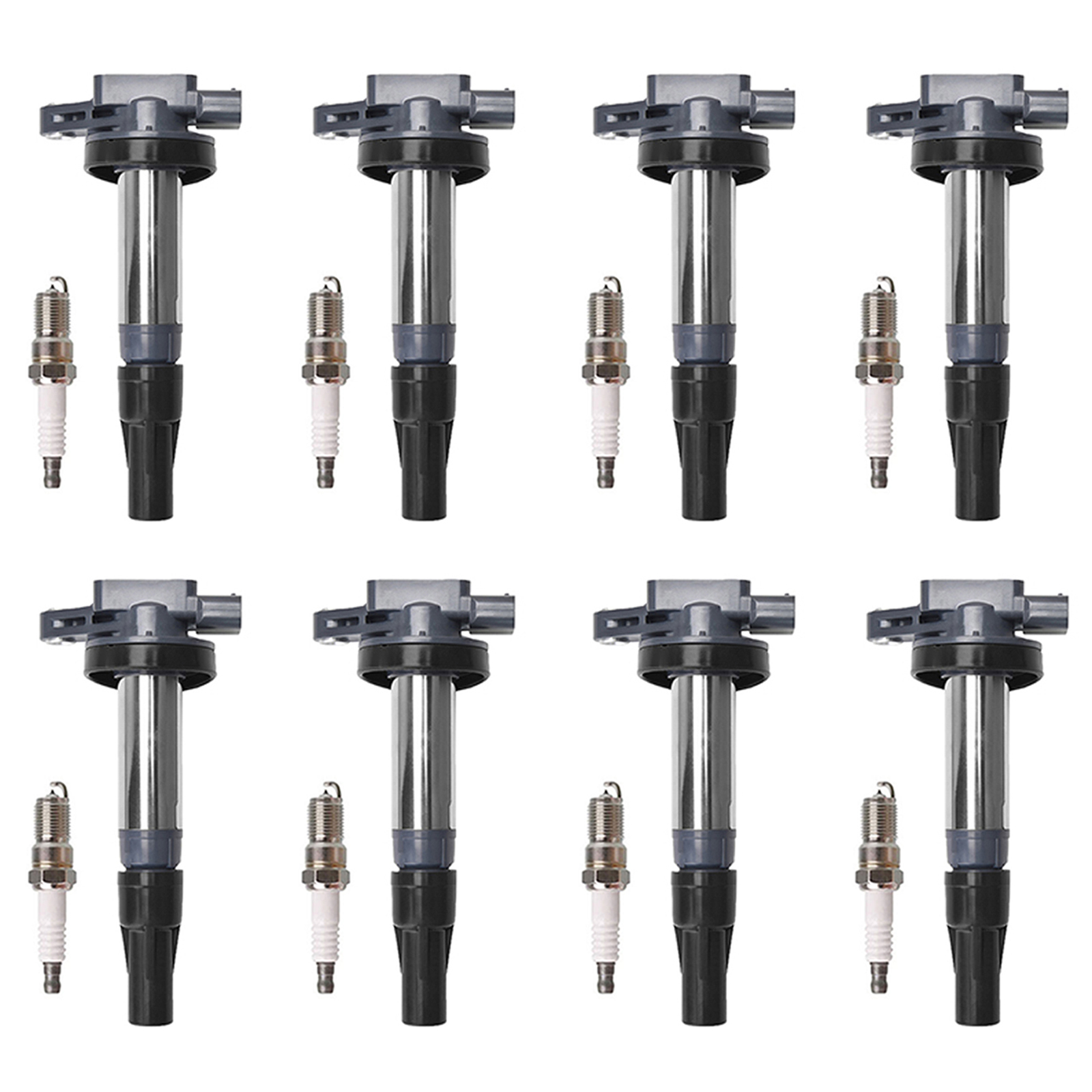 ACEON Set of 8 Ignition coil + Spark Plug For 2005-2009 Land Rover Range Rover LR3 V8